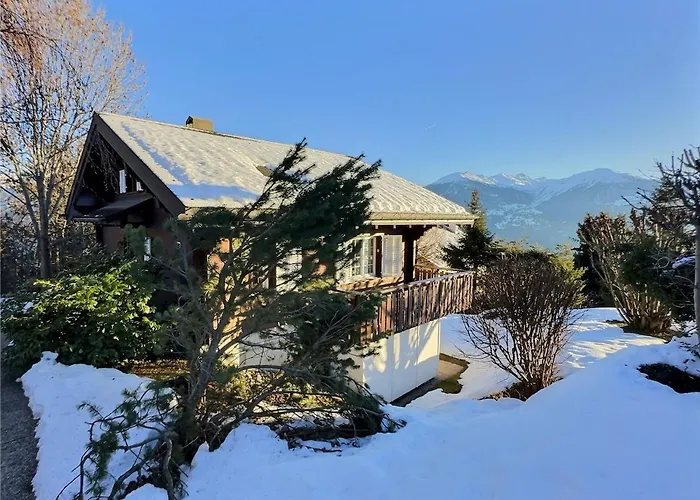 Alpstuga Cosy Avec Vue Sublime Crans-Montana